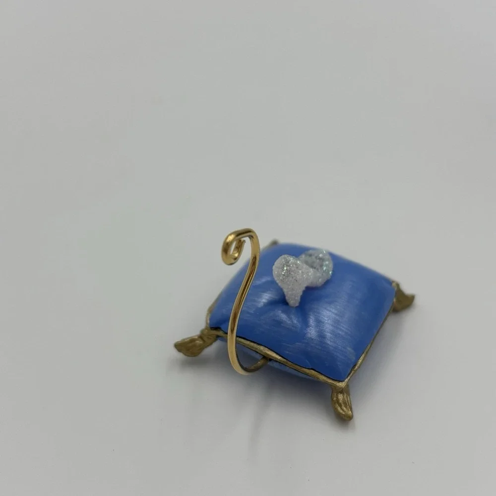 Walt Disney's Cinderella 2001 Miniature The Glass Slipper Hallmark Tree Ornament